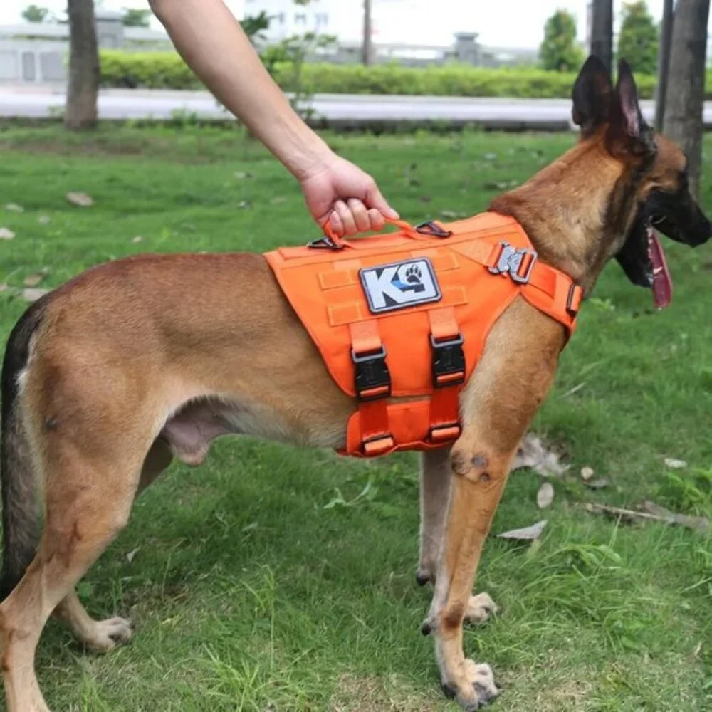 NWT - ICEFANG GN3 Tactical Dog Harness with 6X Buckle, Do Molle Vest with Handle